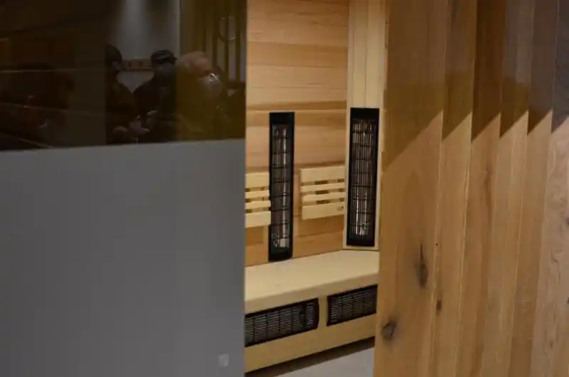 Pohled do saunového centra