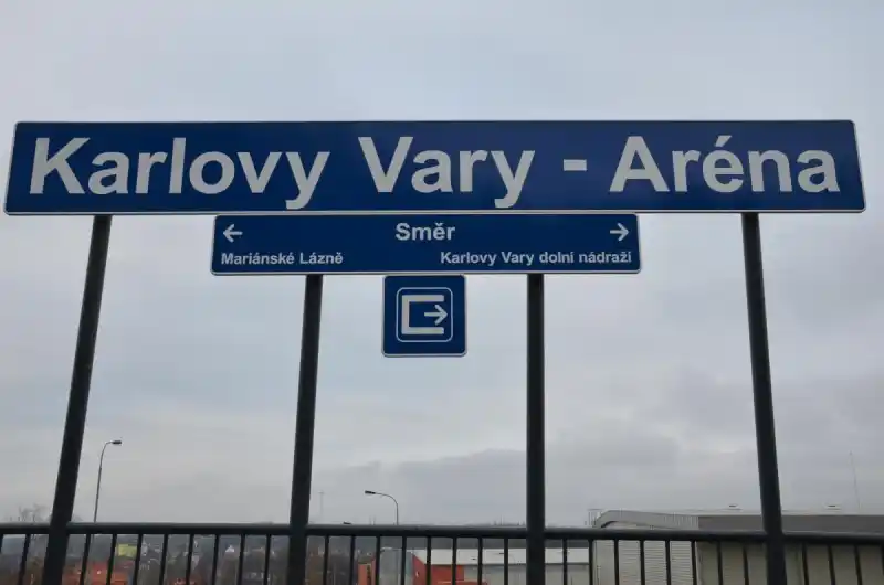 Nová zastávka Karlovy Vary-Aréna