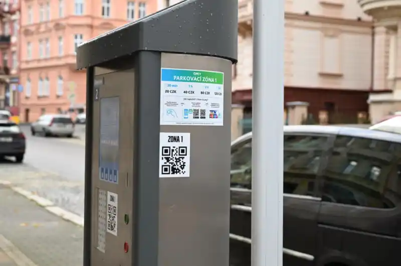Parkovací autopmat s návodem a pokyny