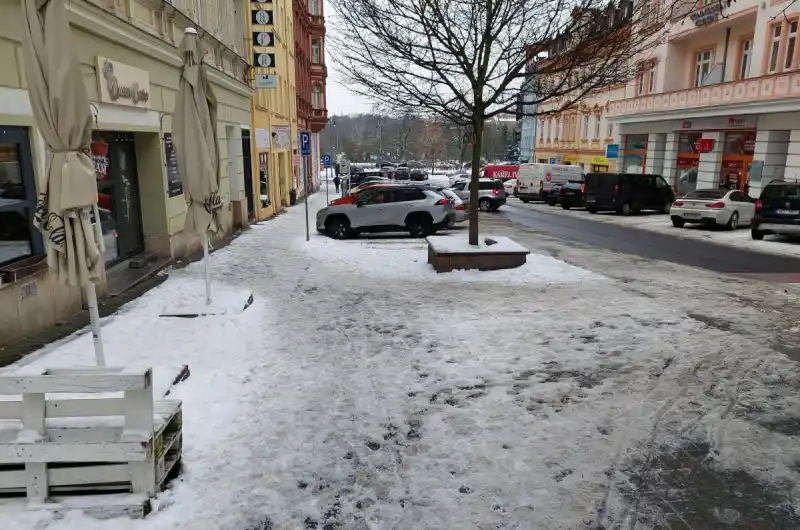 výpadek zimní údržby