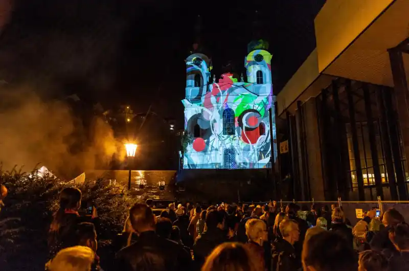 Festival světla-kostel Máří Magdaleny
