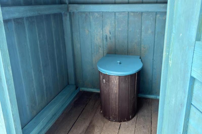 lesní toaleta po rekonstrukci