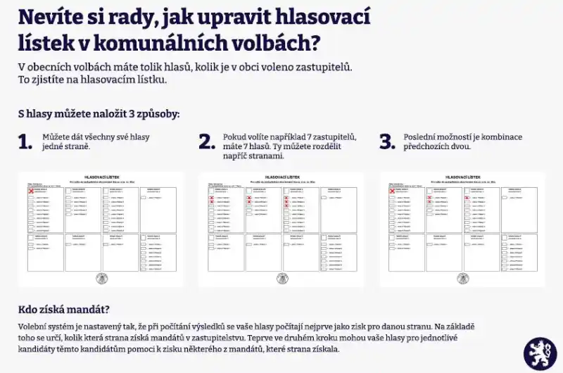 Jak správně upravit volební lístek