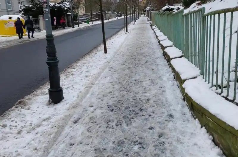výpadek zimní údržby