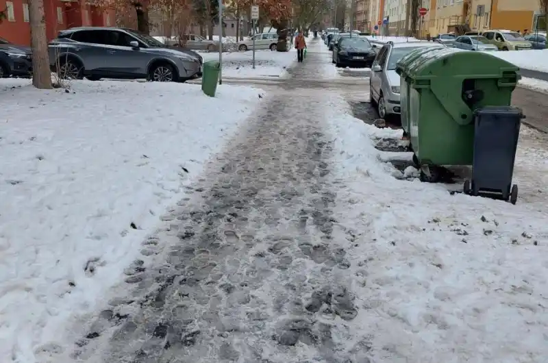 výpadek zimní údržby