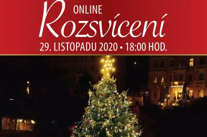 Rozsvícení vánočního stromu_plakát