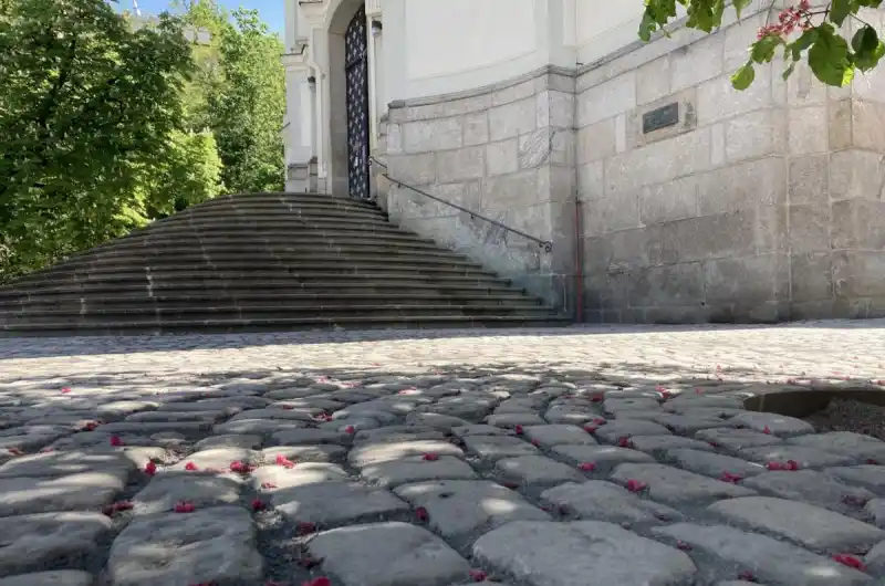 historická dlažba