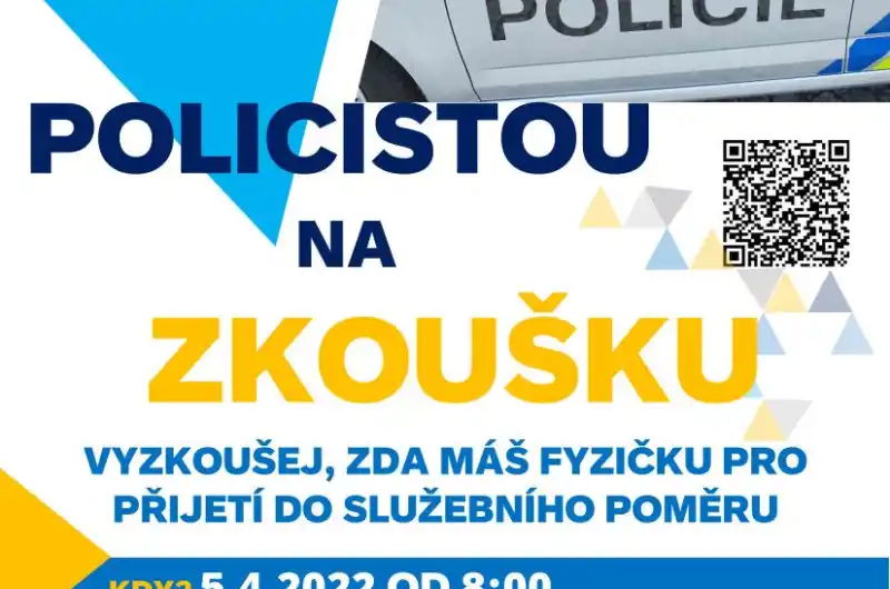 Policistou na zkoušku - leták