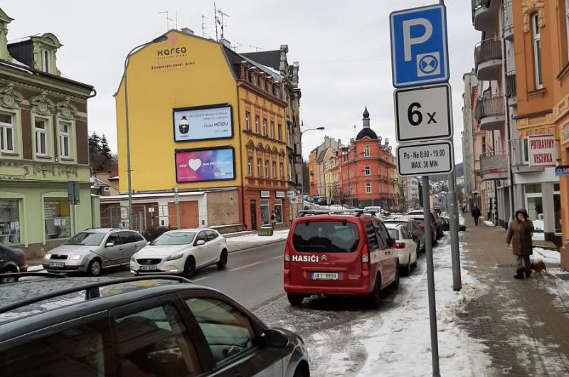 Sokolovská_krátkodobé parkování