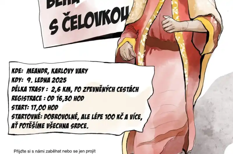Tříkrálová sbírka 2025_Běh s čelovkou