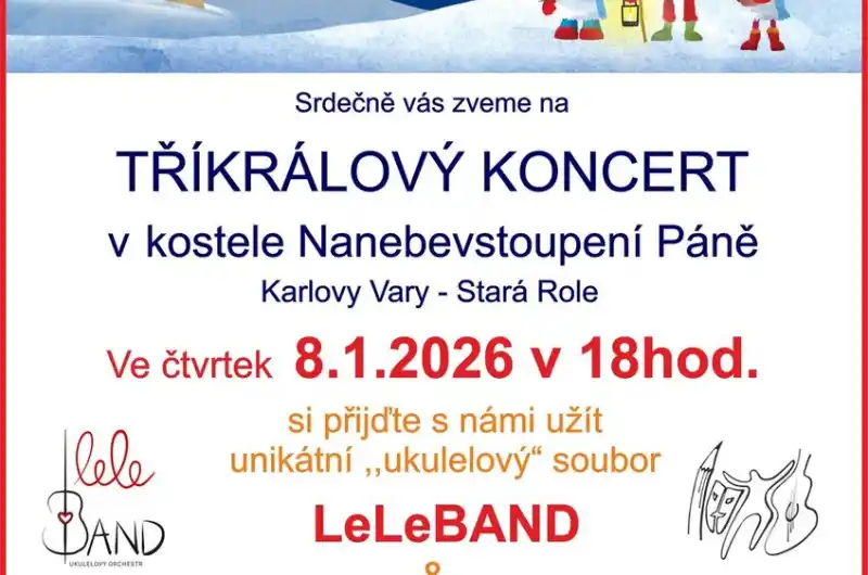 Tříkrálová sbírka 2026 Tříkrálový koncert