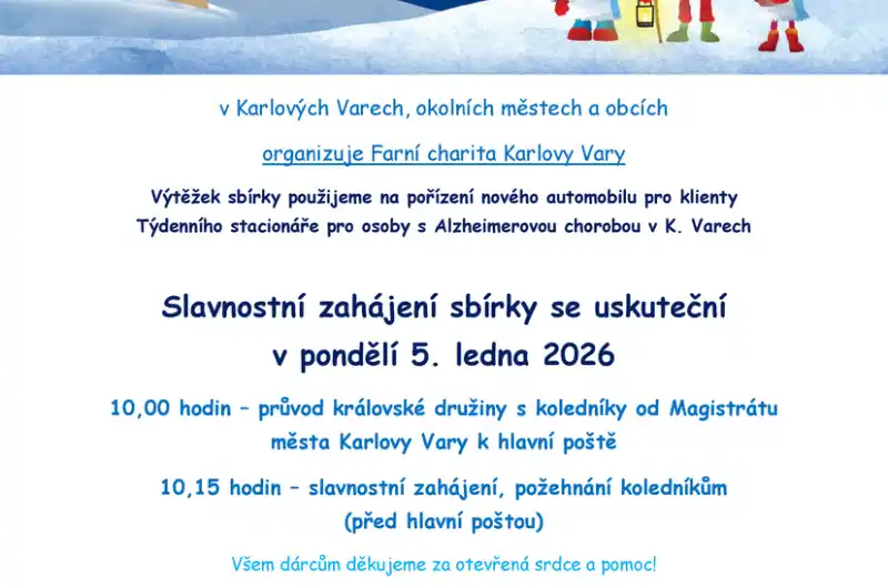 Tříkrálová sbírka 2026