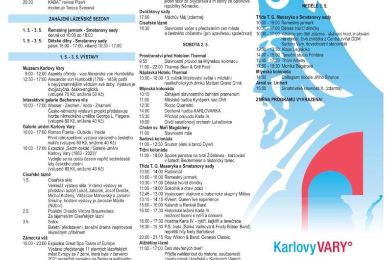 Zahájení lázeňské sezony 2026_program