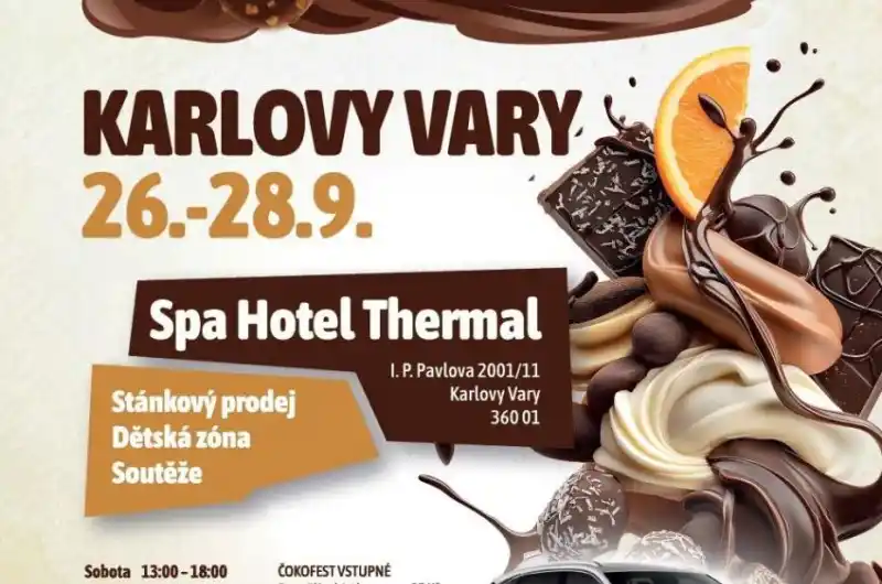 Čokoládový festival 2026 Karlovy Vary