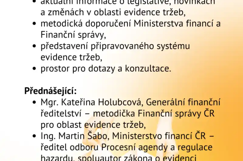 Informace o semináři - plakát