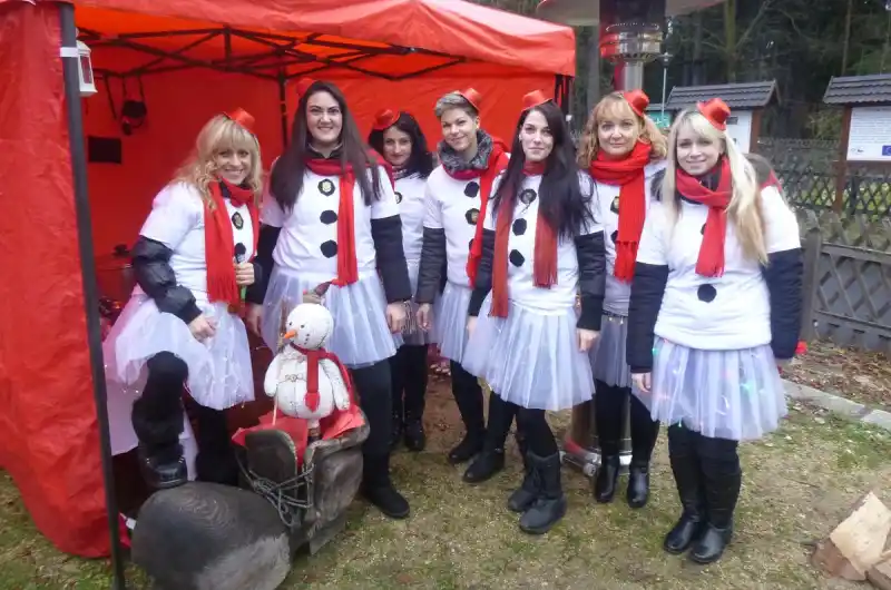 Foto z adventní akce v areálu Linhart