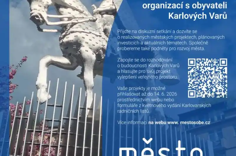 Město sobě_diskusní setkání_plakát