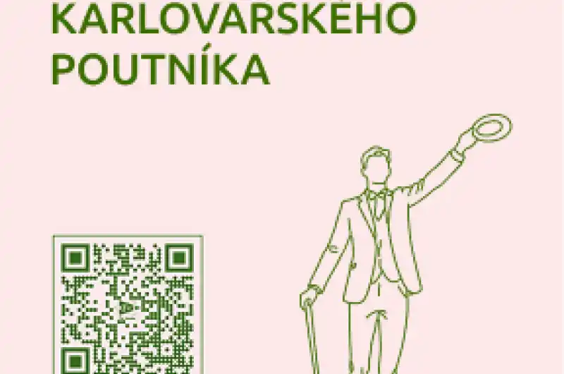 Poutník - grafika s QR kódem