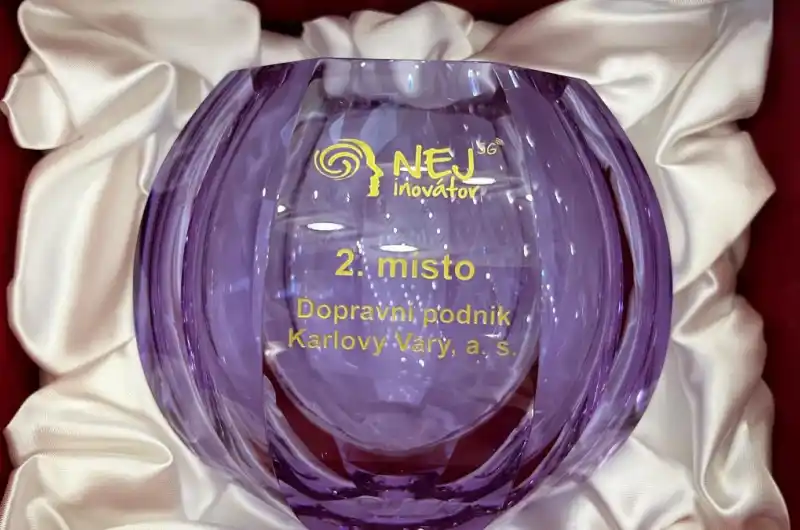 Trofej pro DPKV v soutěži Nej inovátor 5G