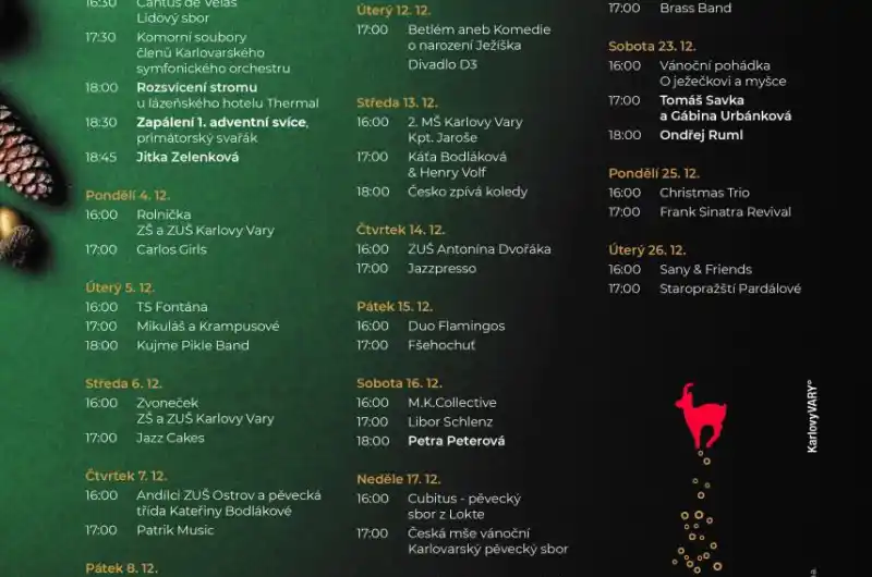 Vánoční trhy_doprovodný program