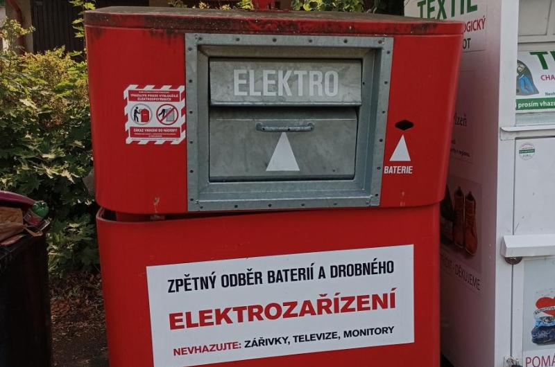 Poškozený kontejner
