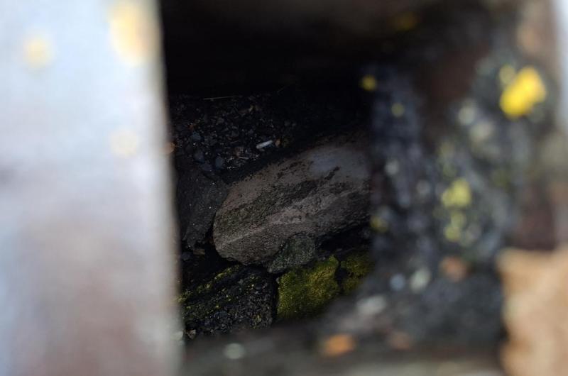 Viditelné poškození šachty