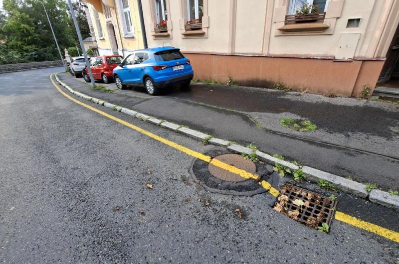 Lokace propadlého kanálu.