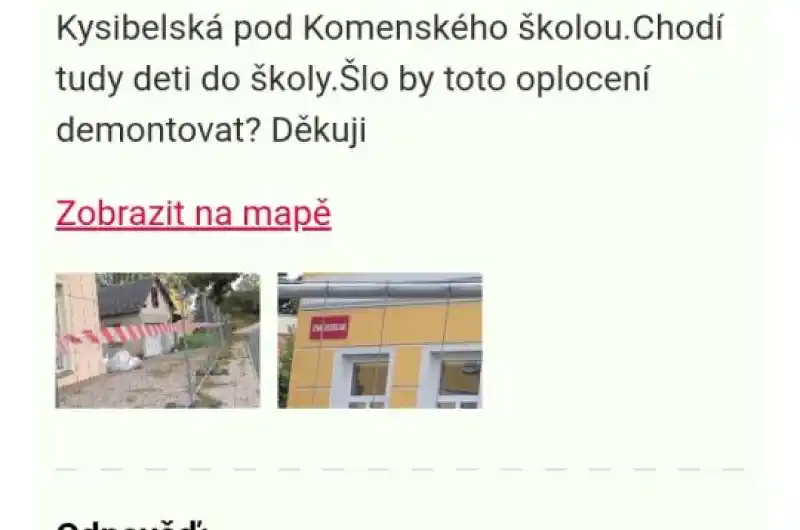 Původní žádost 
