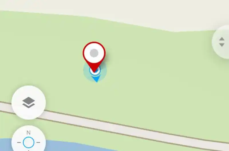 GPS souřadnice hromady odpadu
