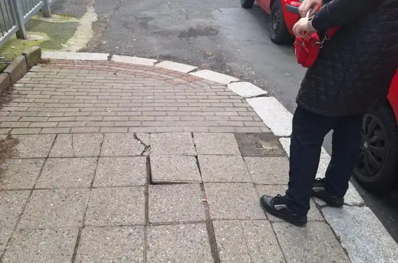 směrem k večerce