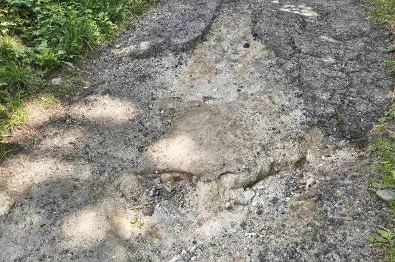 Bývalý chodník od Horního nádraží směrem k MM2