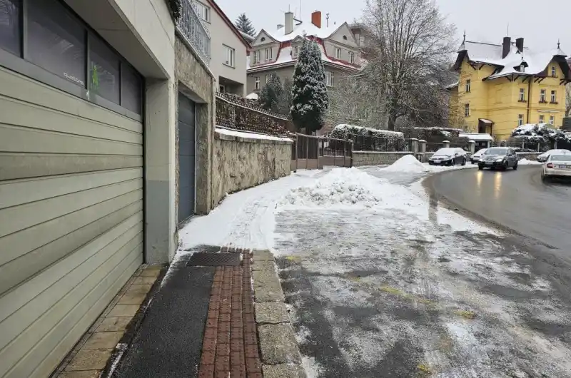 Před "úklidem" sněhu