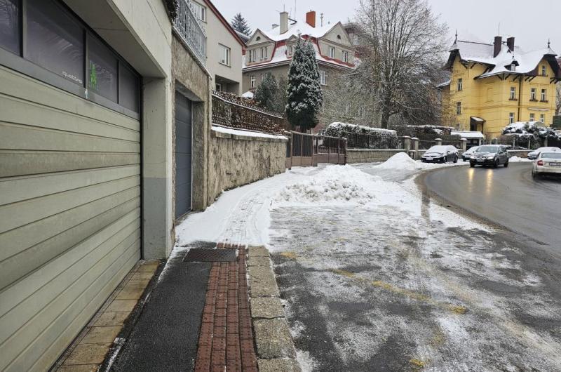 Před "úklidem" sněhu