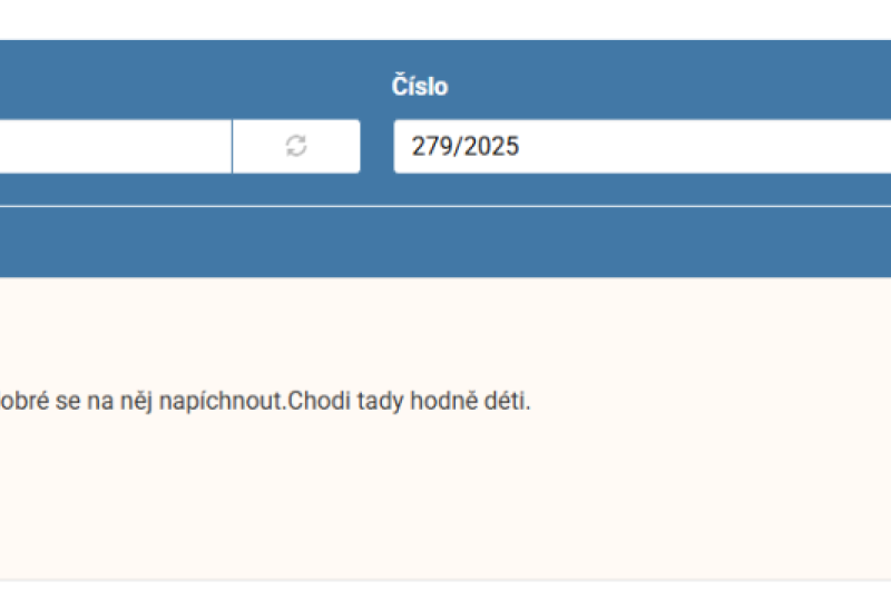 7.měsíců a pořád tam je.