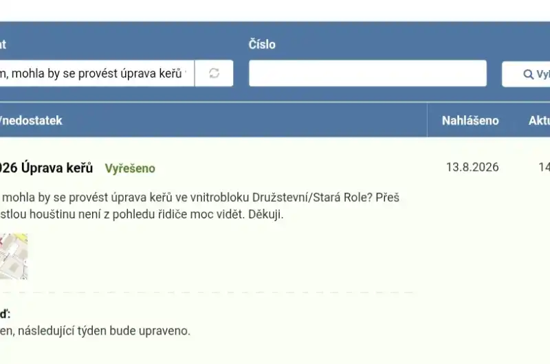 Nevyřešeno