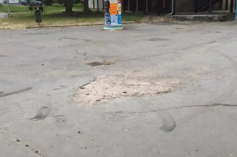 Vytlačeny asfalt