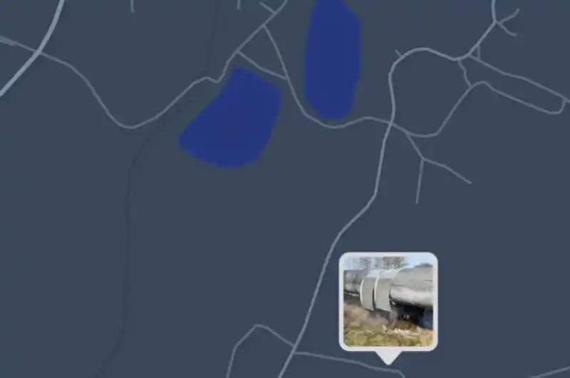 Mapa misto poruchy/havarie