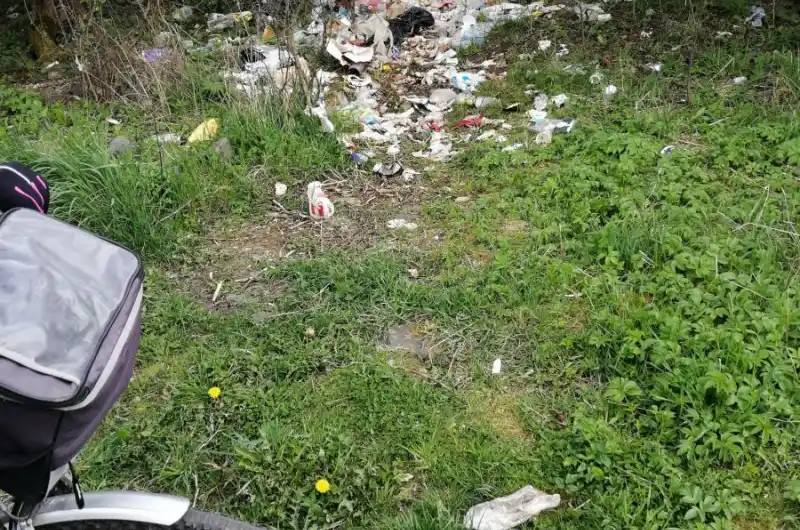 pohled na skládku