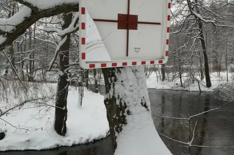 Foto prasklé zrcadlo