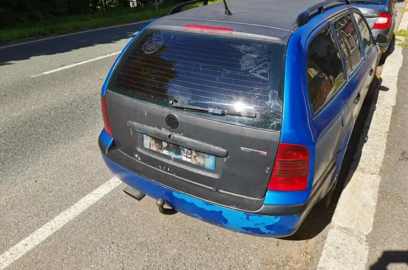 Zadní pohled