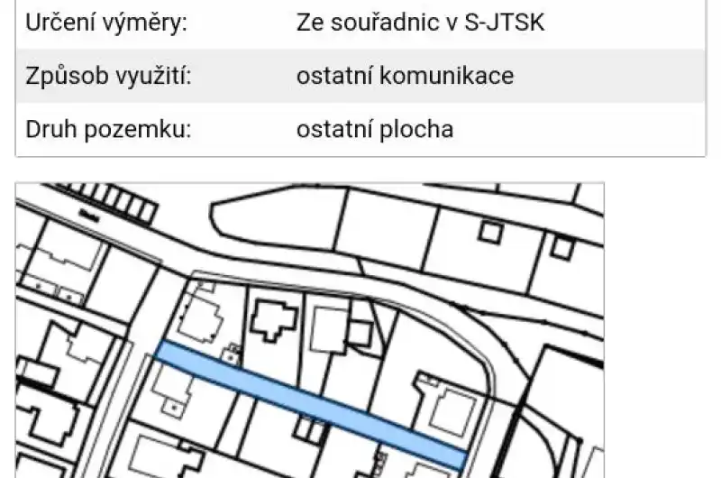Modře značeno