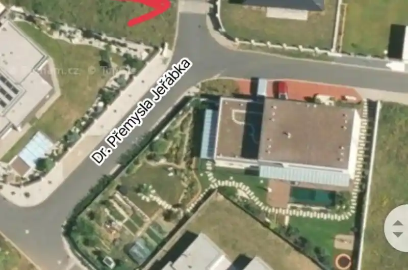 Označení místa vysokého retarderu na mapě