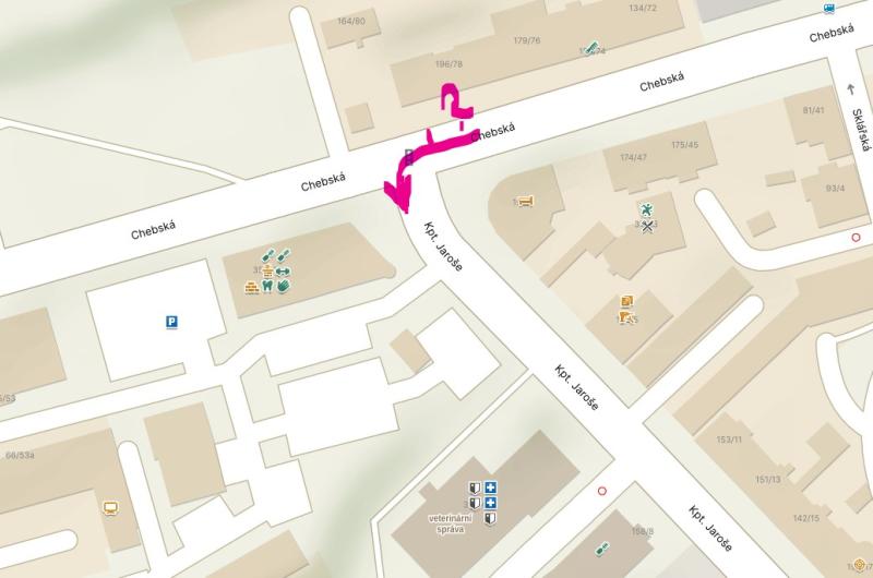 Od Kauflandu do Varyady - Chebská do Kpt. Jaroše