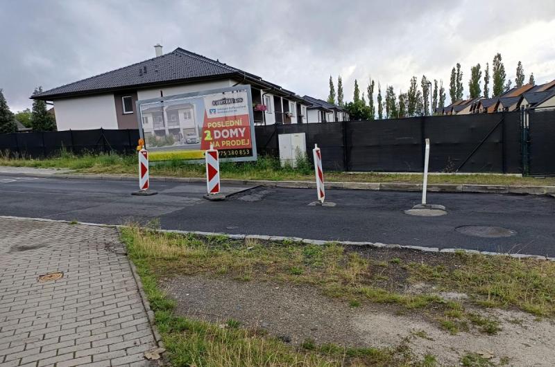 Tašovice - druhá polovina úseku silnice stále uzavřena 