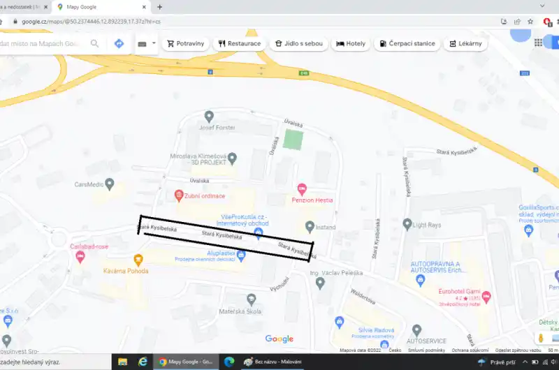 Cesta,která je v rekonstrukci