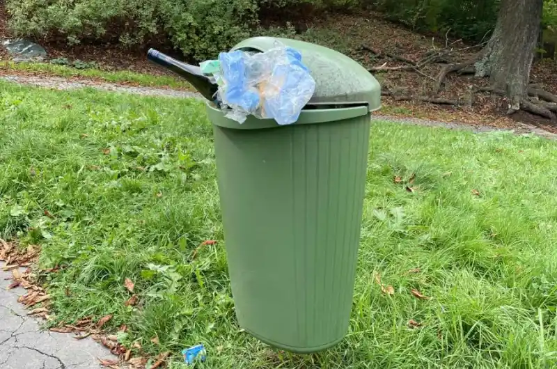 Přeplněný koš