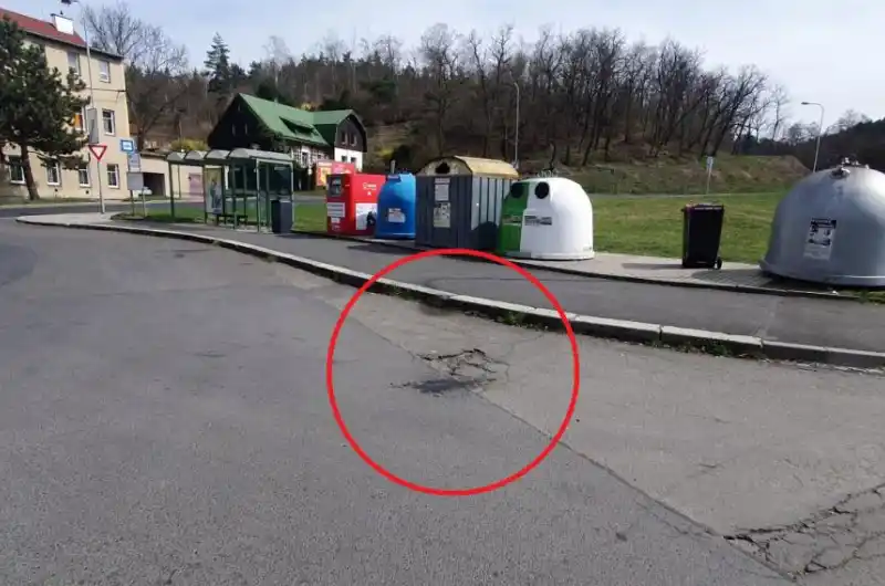 Označení výtluku