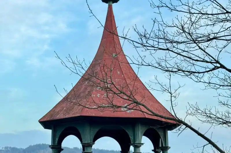 Poškozený Mayerův gloriet 