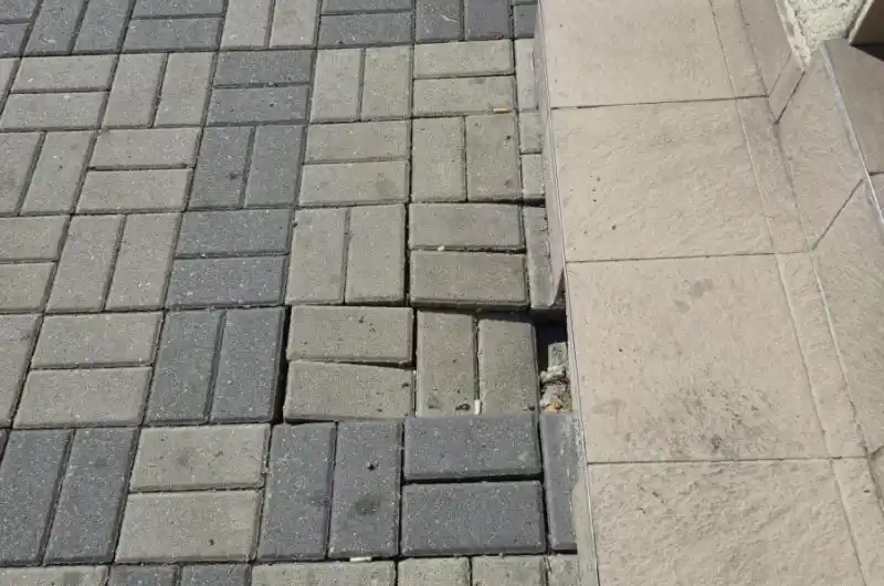 před vchodem