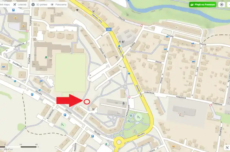 Mapa místa nepořádku